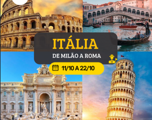 ENCANTOS DA ITÁLIA - DE MILÃO A ROMA
